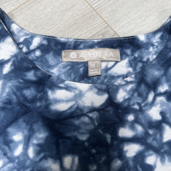 Athleta Size Small Small Dress High Neck Tie Dye - Picture 2 of 8
